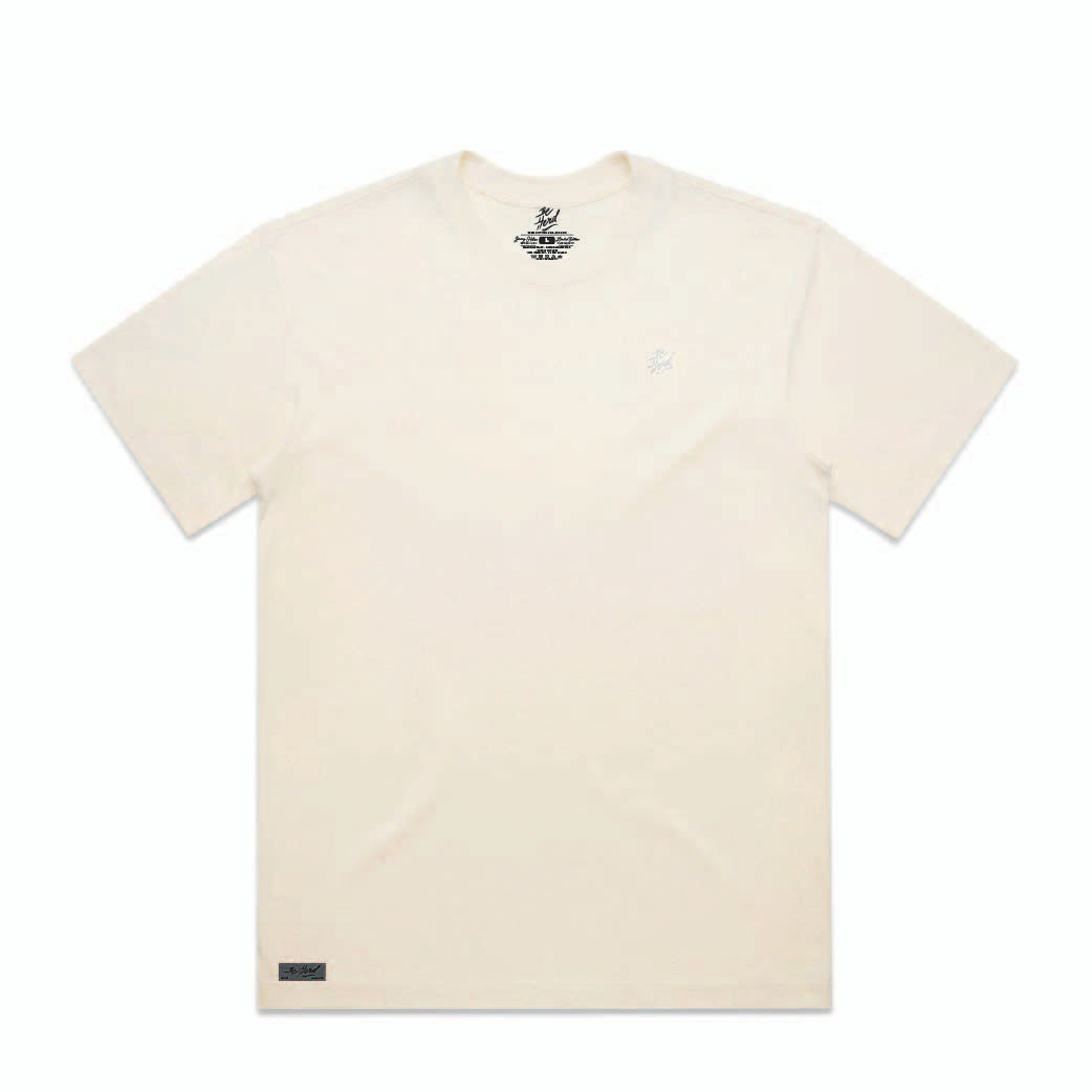 Street Tee - short cut in Ecru