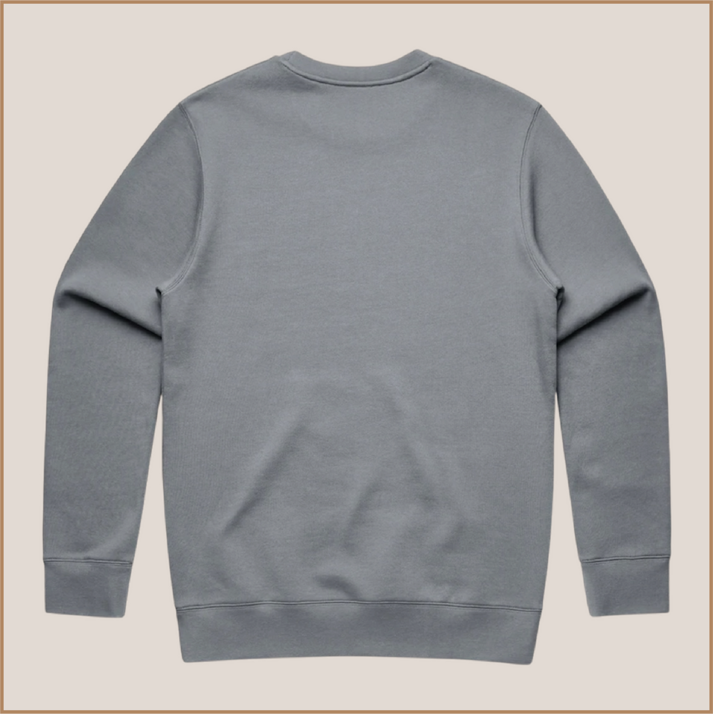 Crew Neck Sweatshirt in Gravel