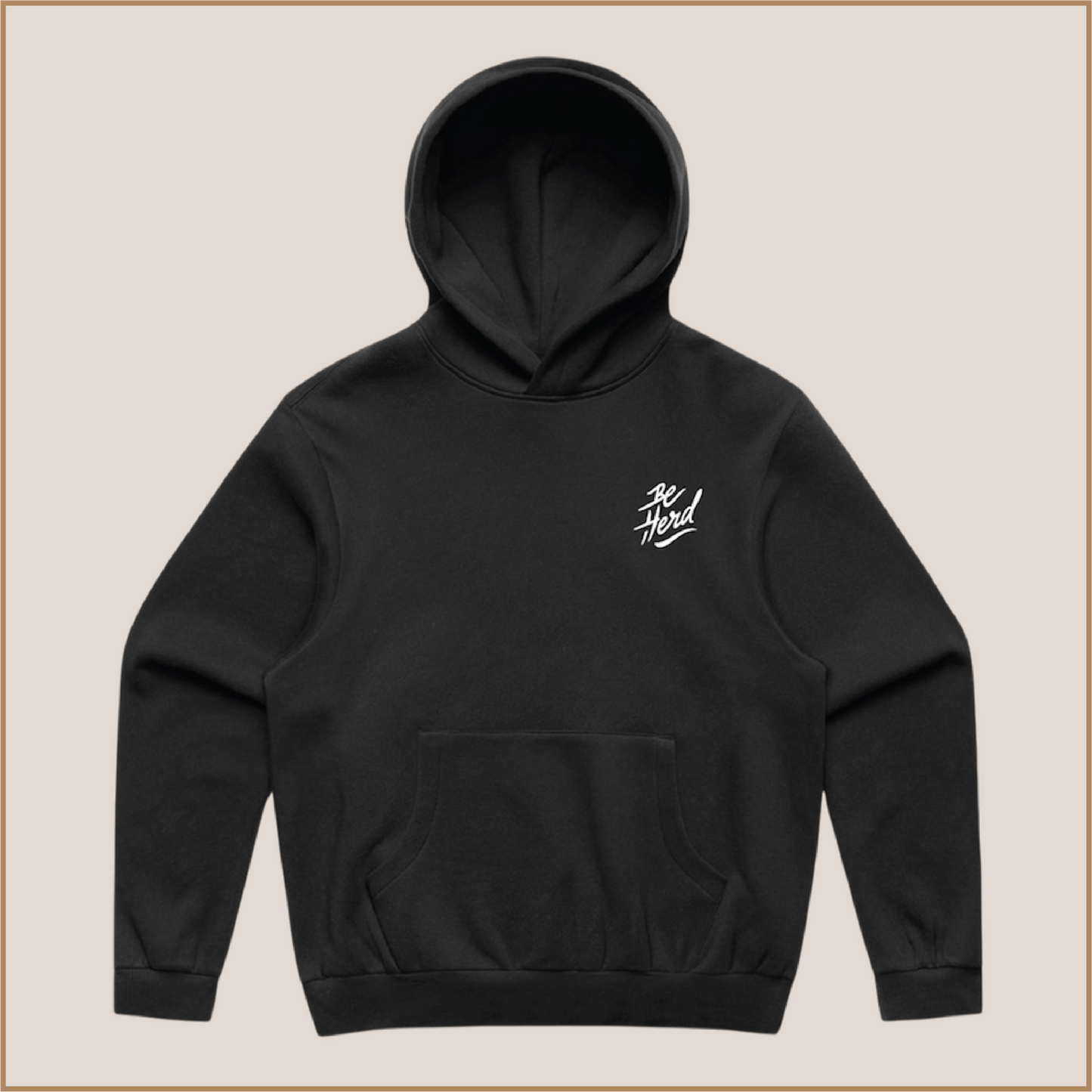 Street Cut Hoodie in Black