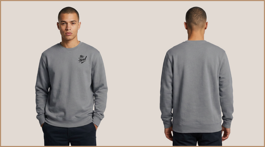 Crew Neck Sweatshirt in Gravel