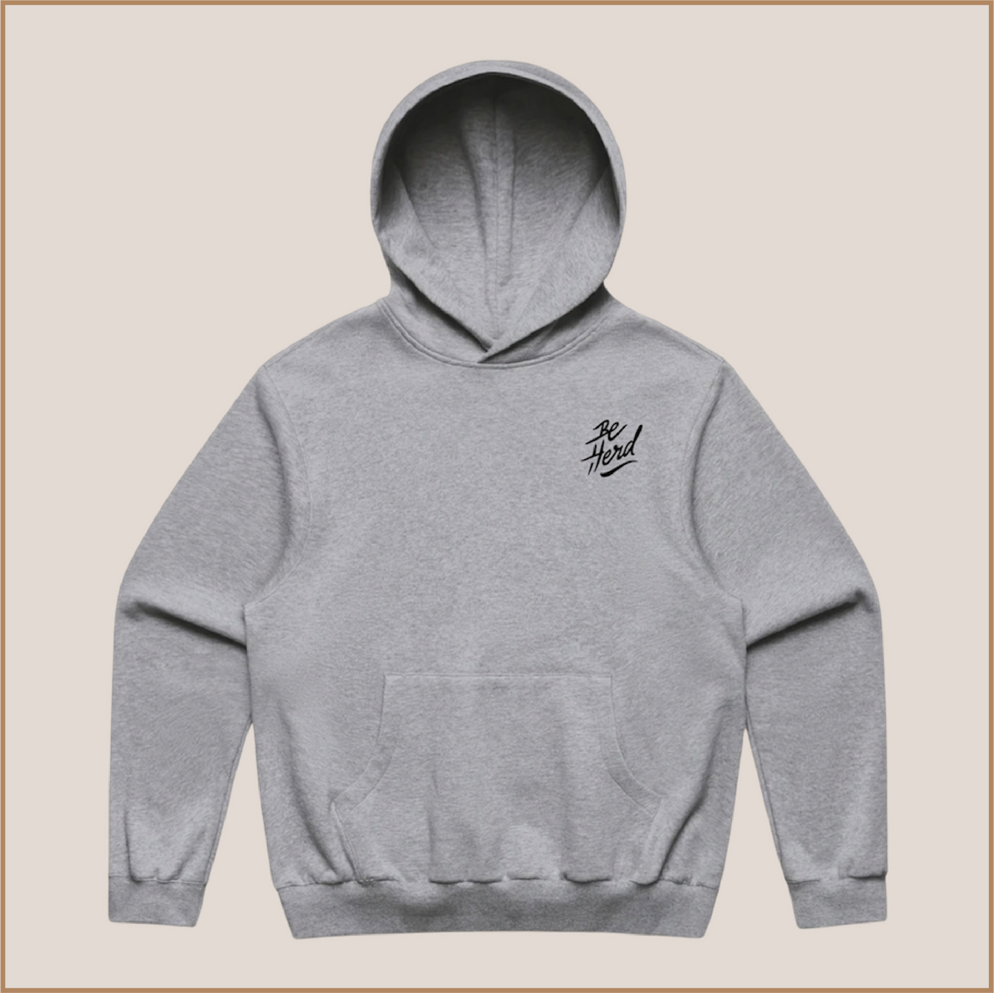 Street Cut Hoodie in Grey marle
