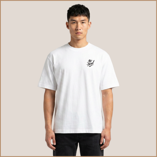 Street Tee - short cut in White