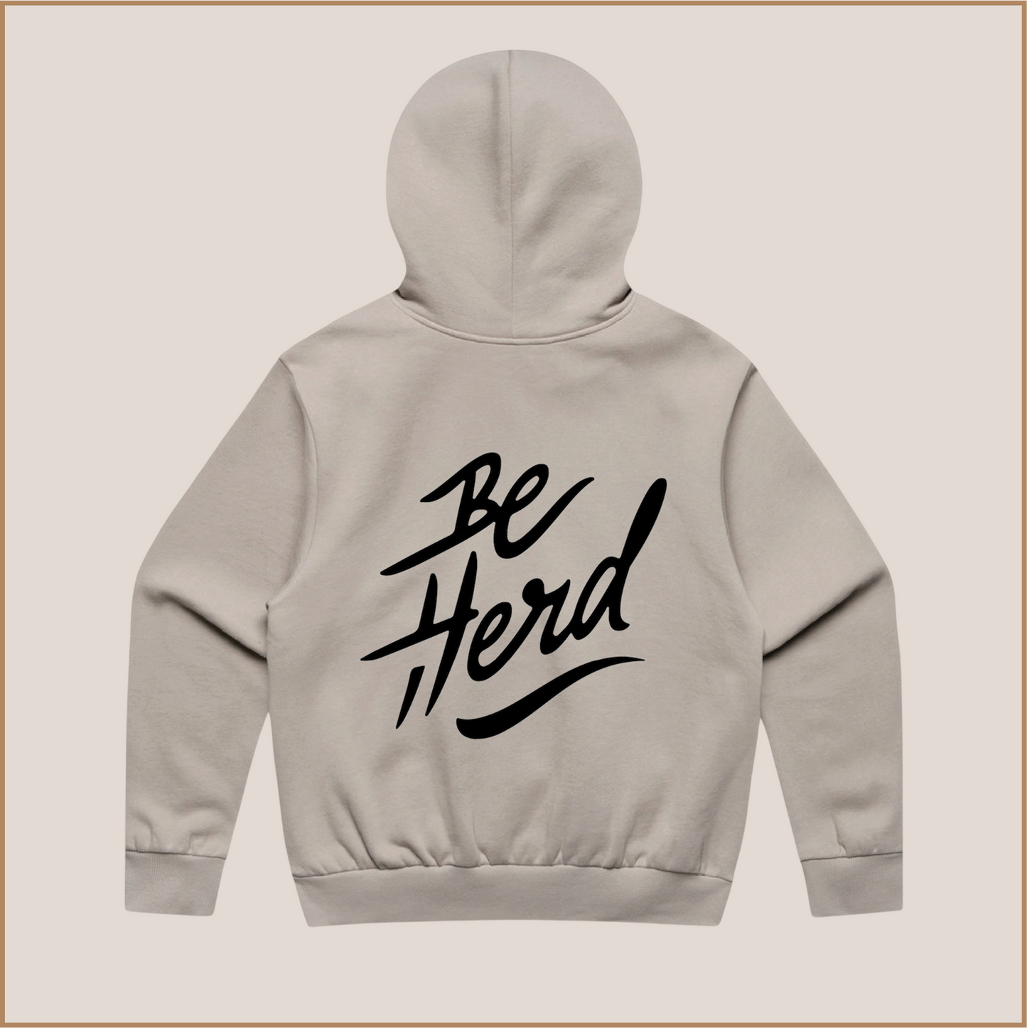 Street Cut Hoodie in Mushroom