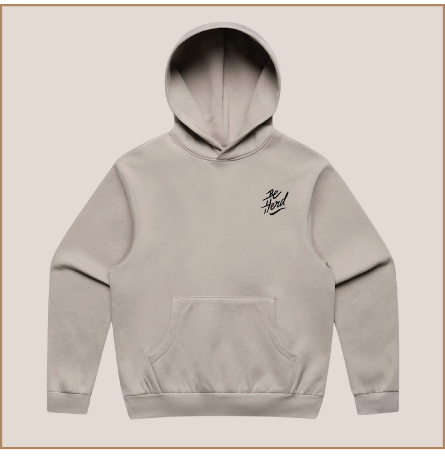 Street Cut Hoodie in Mushroom